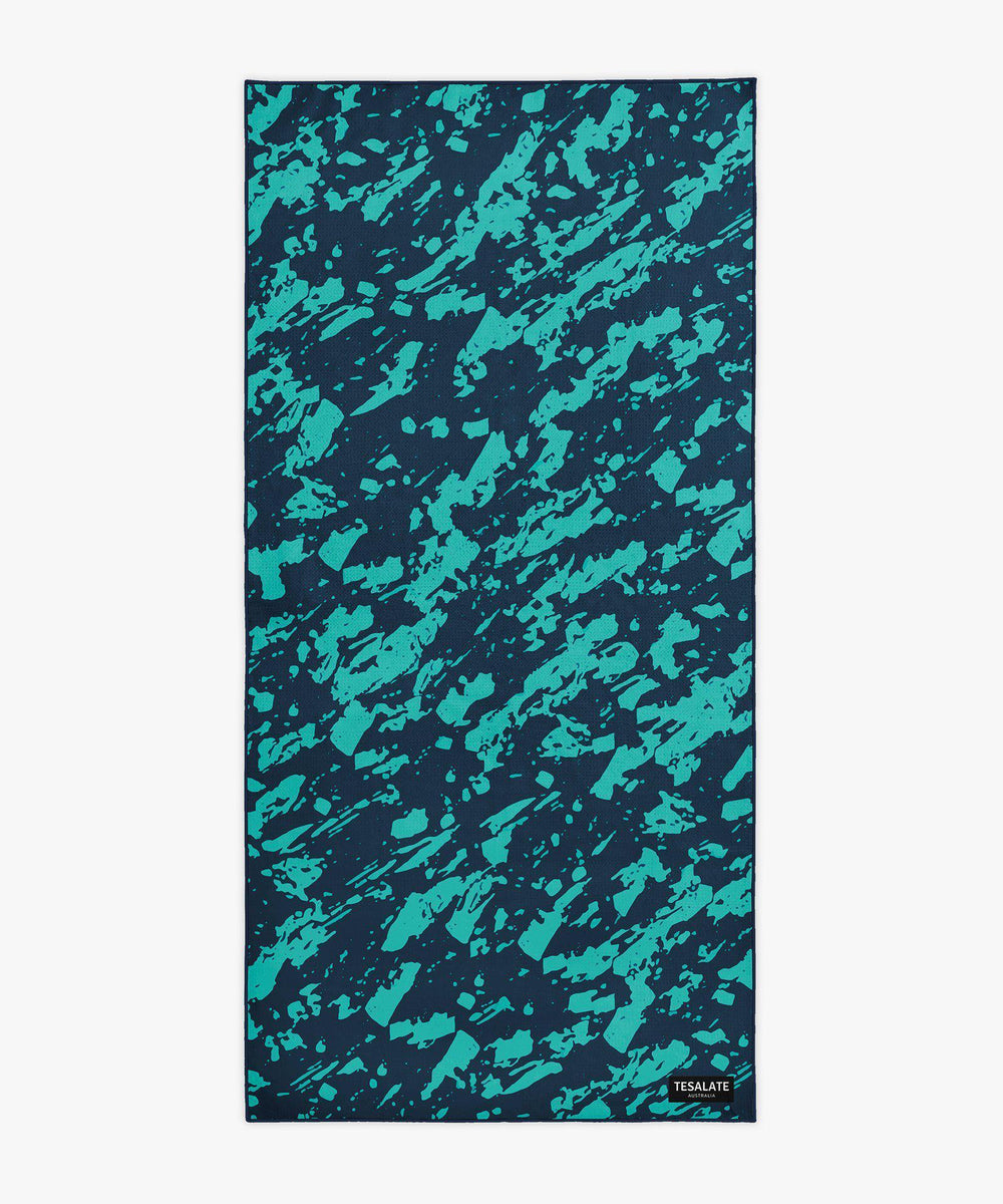 Ignite - Green/Black-Beach-Towel-Tesalate